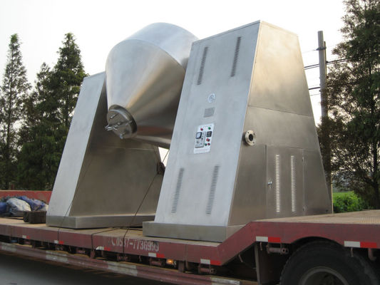 Döner Tambur 150-500kg / Toplu Çift Koni Vakum Kurutucu CE ISOKimyasal İşleme Vakumlu Kurutma Makinesi