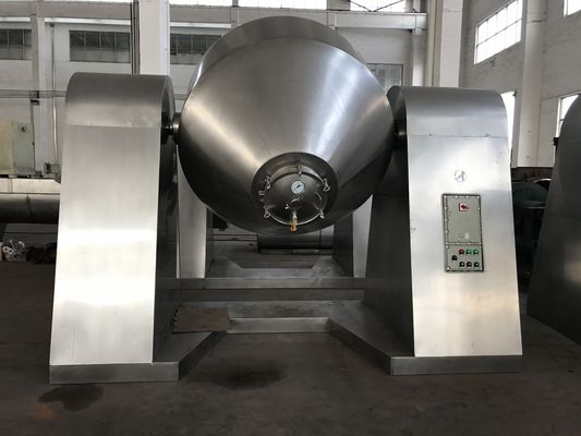 Döner Tambur 150-500kg / Toplu Çift Koni Vakum Kurutucu CE ISOKimyasal İşleme Vakumlu Kurutma Makinesi